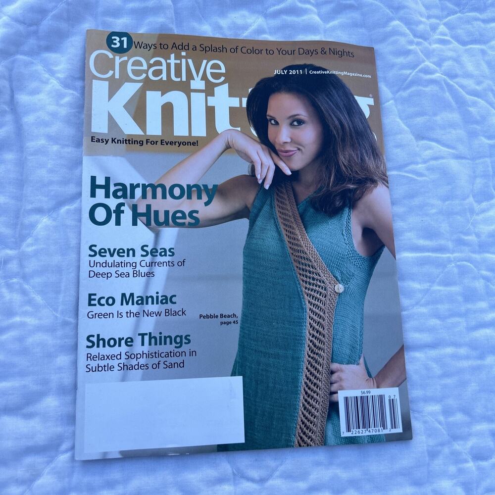 Creative Knitting Magazine July 2011 Like New